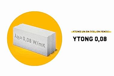 Ytong’dan Devrim Niteliğinde Yenilik: Ytong 0,08